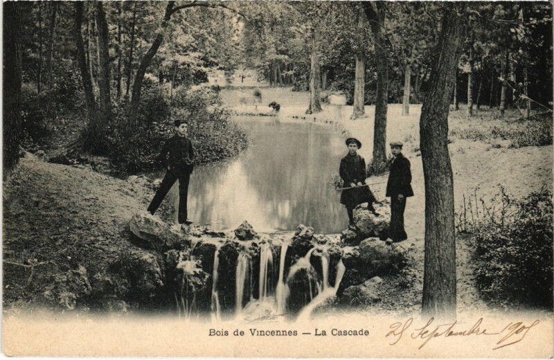 Carte postale ancienne Vincennes La Cascade France à Vincennes