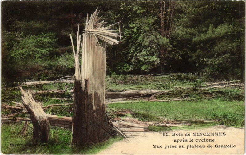 Carte postale ancienne Vincennes Vue prise au plateau de Gravelle France à Vincennes