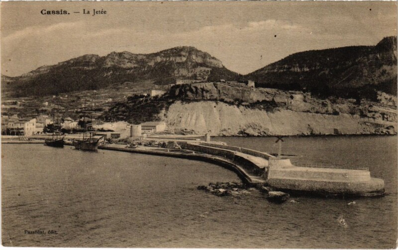 Carte postale ancienne Cassis La Jetee à Cassis