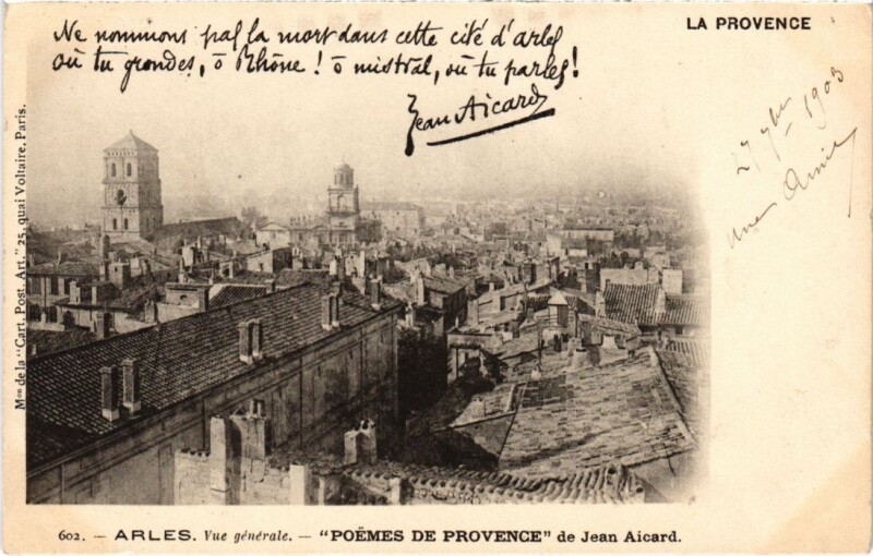 Carte postale ancienne Arles Vue Generale à Arles