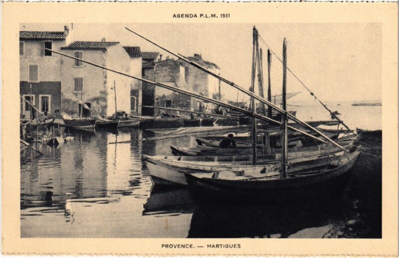 Carte postale ancienne Martigues Boats à Martigues