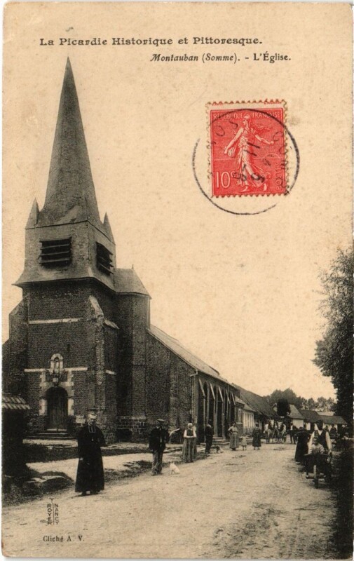 Carte postale ancienne Montauban L'Eglise