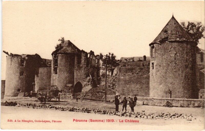 Carte postale ancienne Peronne Le Chateau