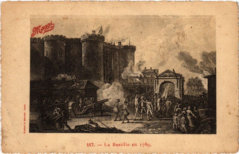 Carte postale ancienne Vieux Paris La Bastille