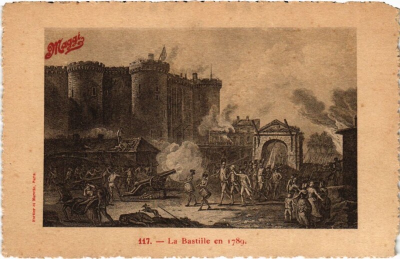 Carte postale ancienne Vieux Paris La Bastille
