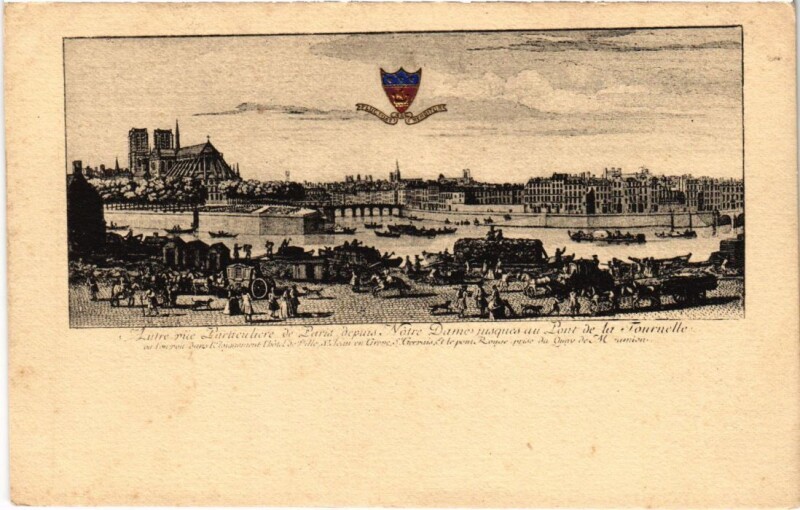 Carte postale ancienne Ancien Paris Perspective