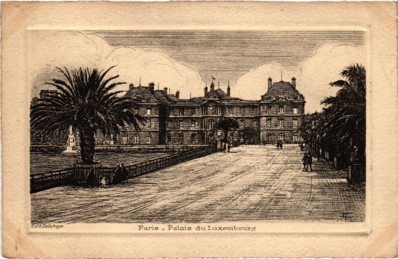 Carte postale ancienne Ancien Paris Palais du Luxembourg