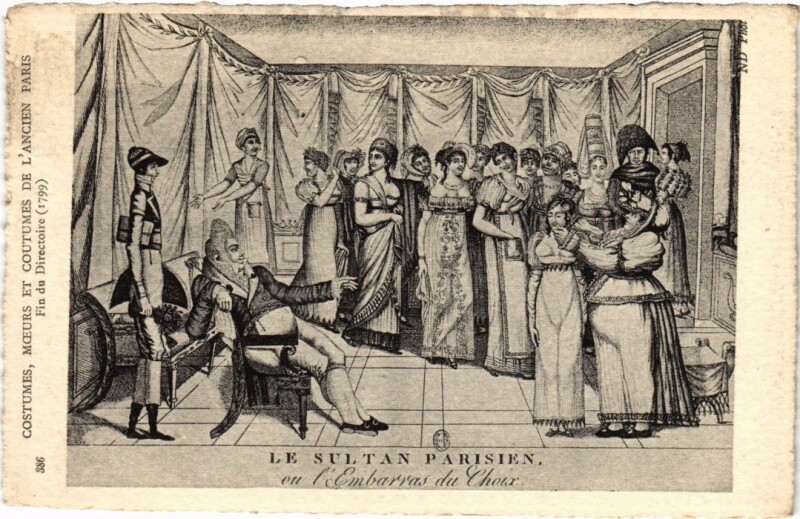 Carte postale ancienne Ancien Paris Moeurs et Coutumes Le Sultan