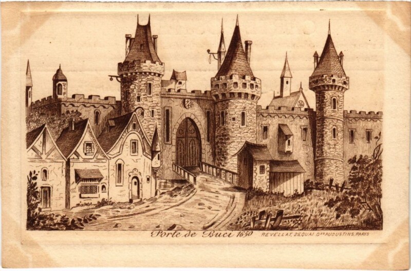 Carte postale ancienne Ancien Paris Porte de Bucy