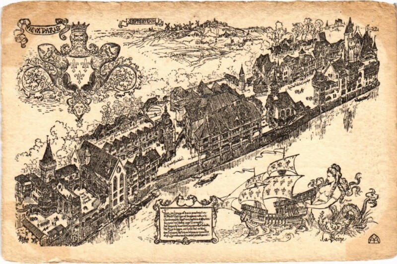 Carte postale ancienne Vieux Paris