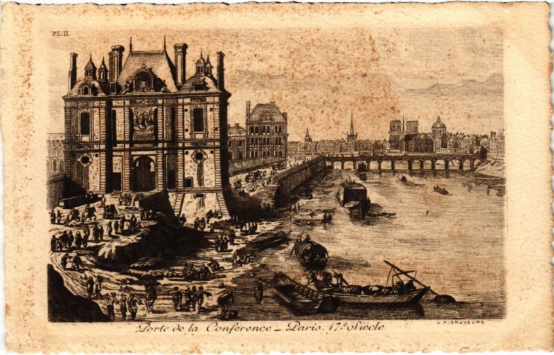 Carte postale ancienne Ancien Paris Porte de la Conference