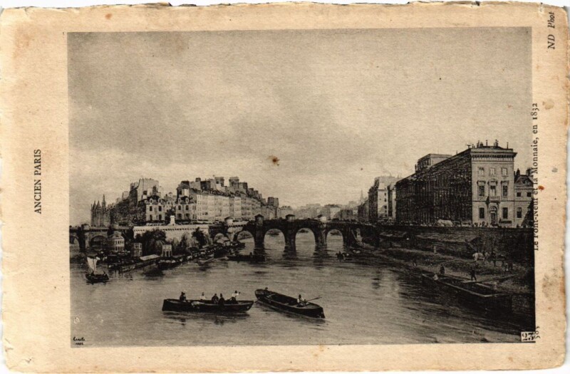 Carte postale ancienne Ancien Paris Le Pont-Neuf