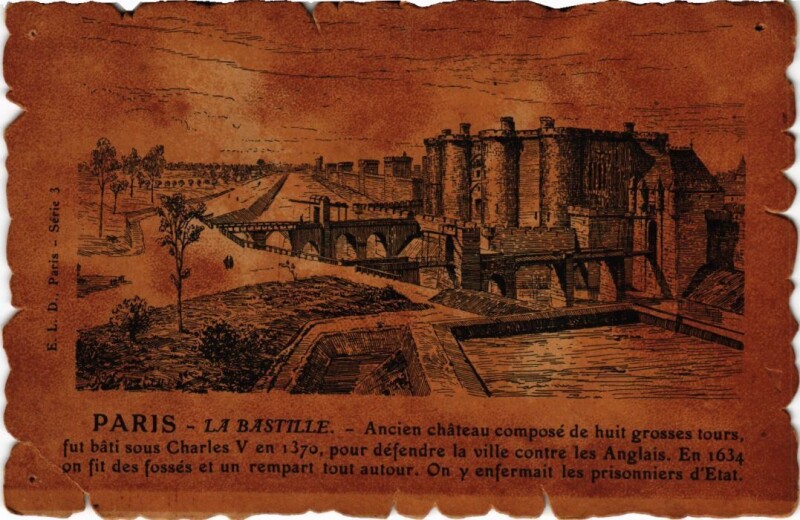 Carte postale ancienne Vieux Paris La Bastille
