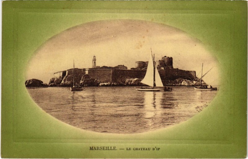 Carte postale ancienne Marseille Le Chateau d'If à Marseille