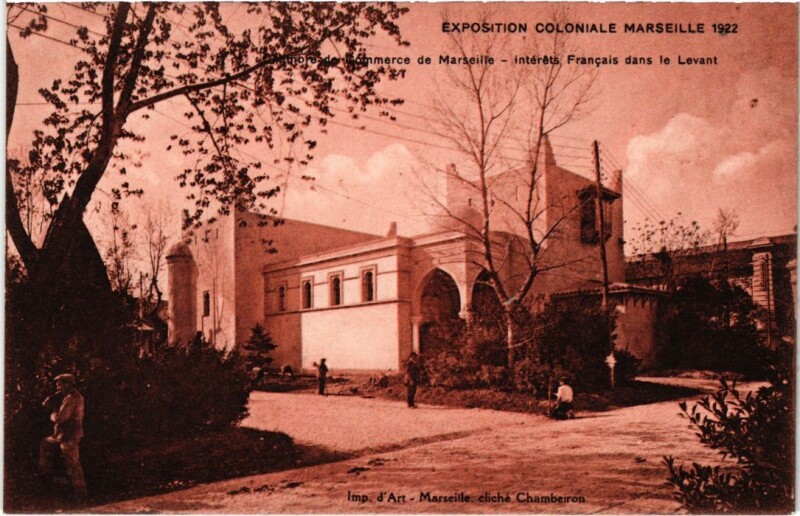 Carte postale ancienne Marseille Exposition Coloniale - 1922 à Marseille