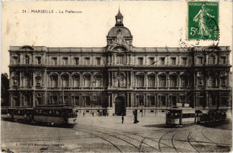 Carte postale ancienne Marseille La Prefecture à Marseille