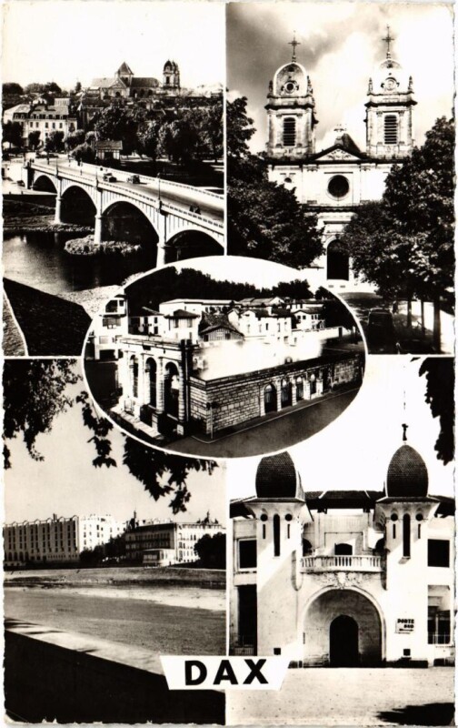 Carte postale ancienne Dax souvenir