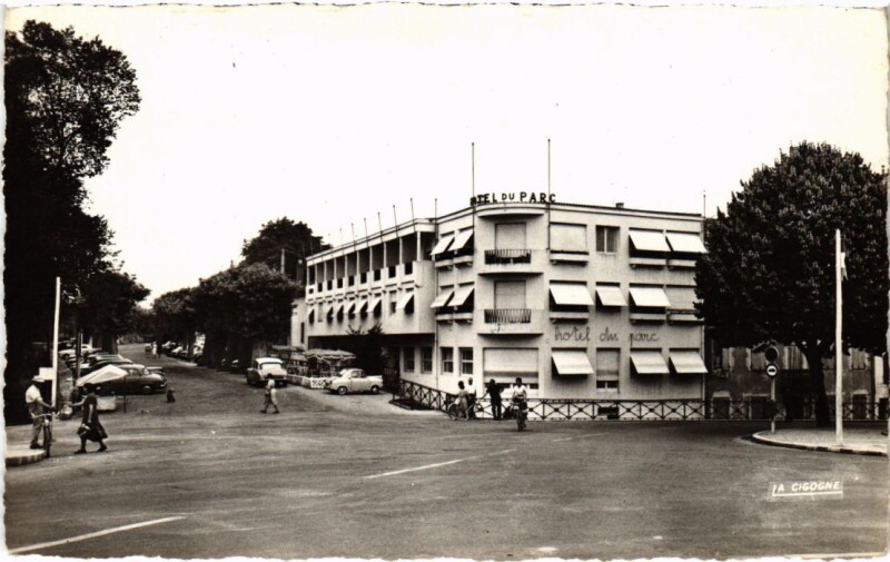 Carte postale ancienne Dax Hotel du Parc