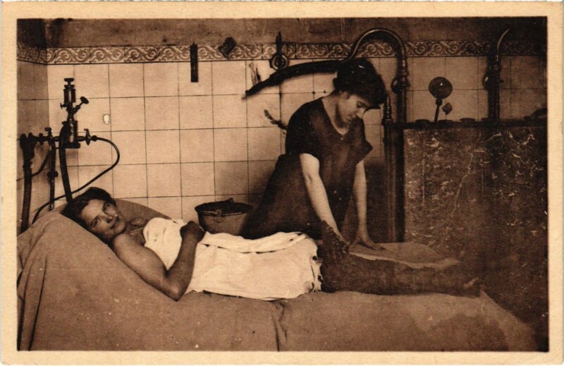 Carte postale ancienne Dax Les Baignots