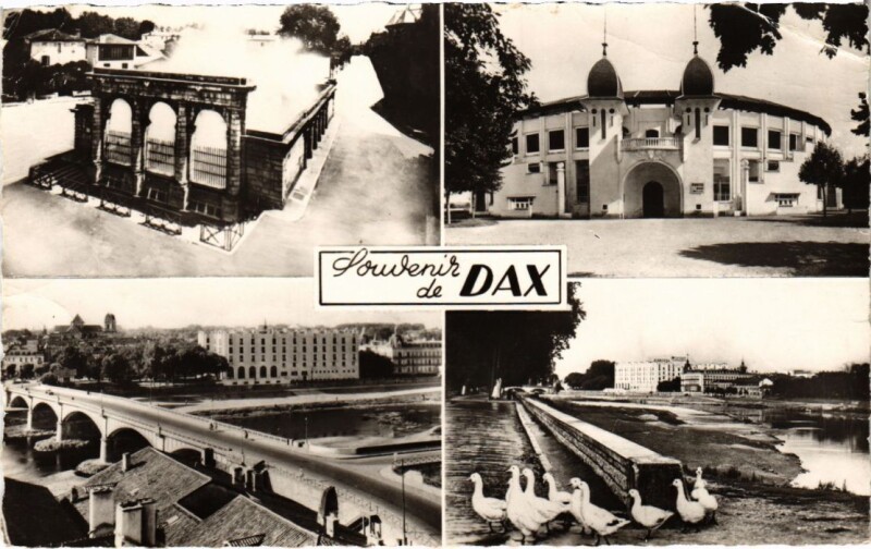 Carte postale ancienne Dax souvenir