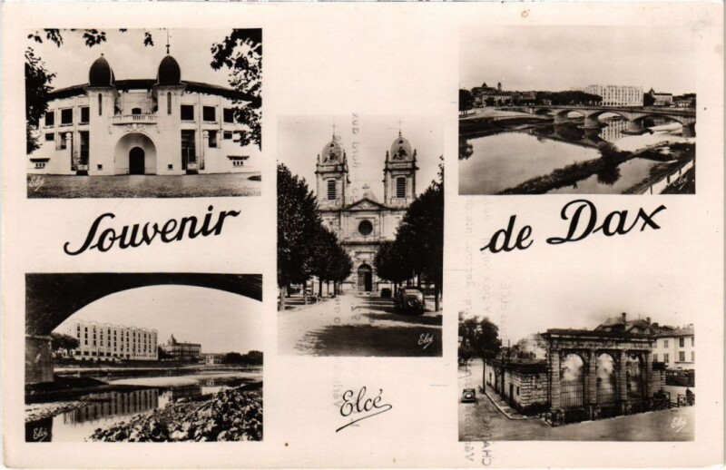 Carte postale ancienne Dax souvenir