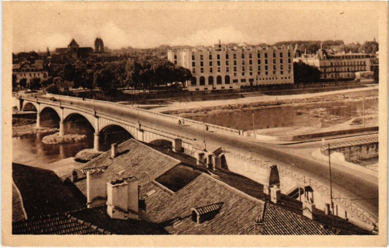 Carte postale ancienne Dax vue generale