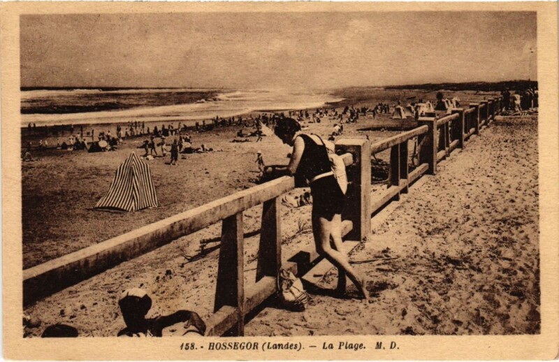 Carte postale ancienne Hossegor La Plage