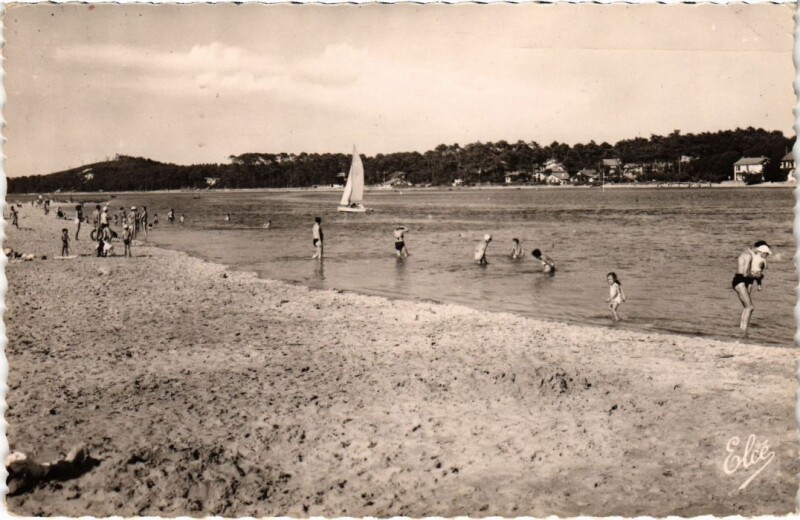 Carte postale ancienne Hossegor La Plage Blanche
