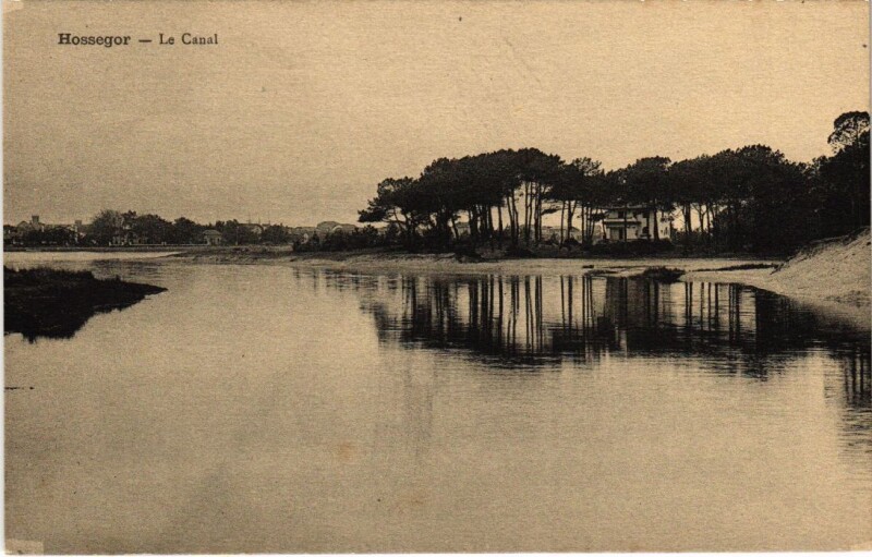 Carte postale ancienne Hossegor Le Canal