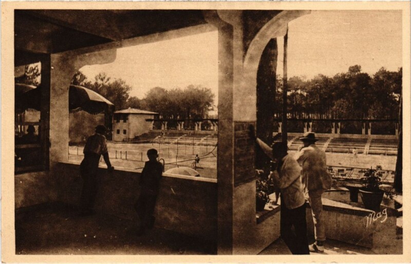 Carte postale ancienne Hossegor Interieur du Sporting