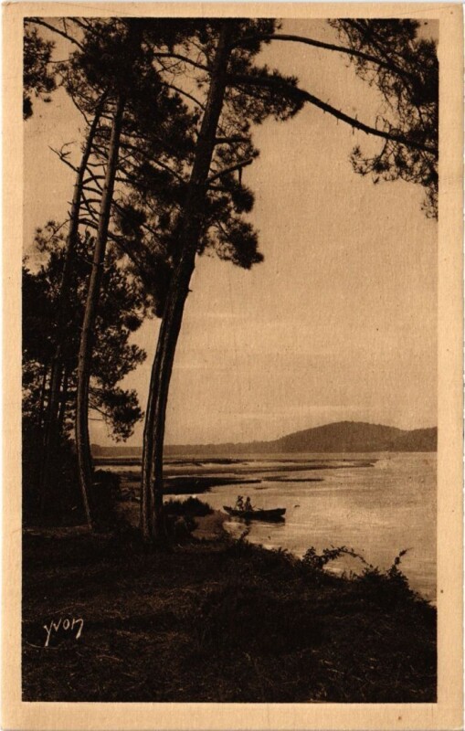 Carte postale ancienne Hossegor l'Etang