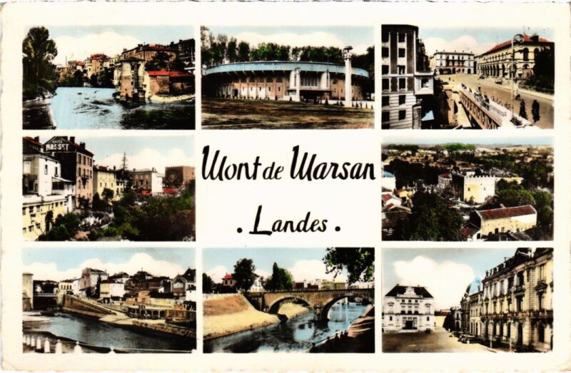 Carte postale ancienne Mont de Marsan sou à Mont-de-Marsan