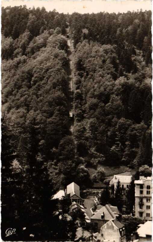 Carte postale ancienne Le Mont Dore Le Funiculaire France à Mont-Dore