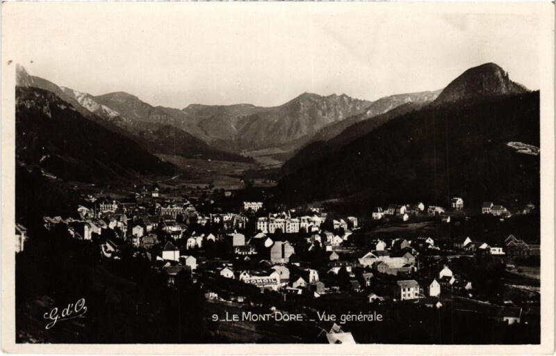 Carte postale ancienne Le Mont Dore Vue Generale France à Mont-Dore