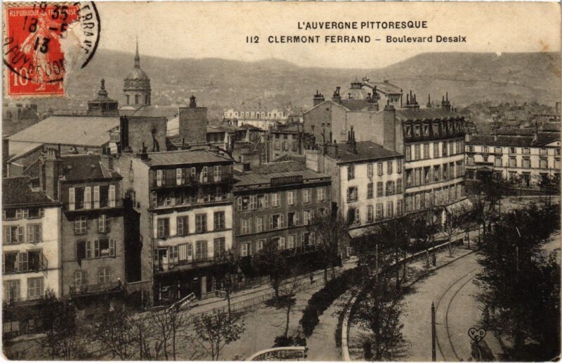 Carte postale ancienne Clermont Ferrand Boulevard Desaix France à Clermont-Ferrand