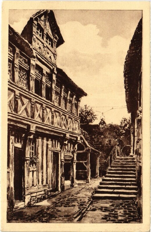 Carte postale ancienne Musee du Vieux Honfleur Le Manoir France à Honfleur