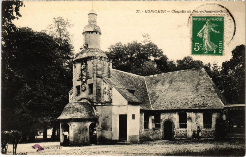 Carte postale ancienne Honfleur Chapelle de Notre-Dame de Grace France à Honfleur