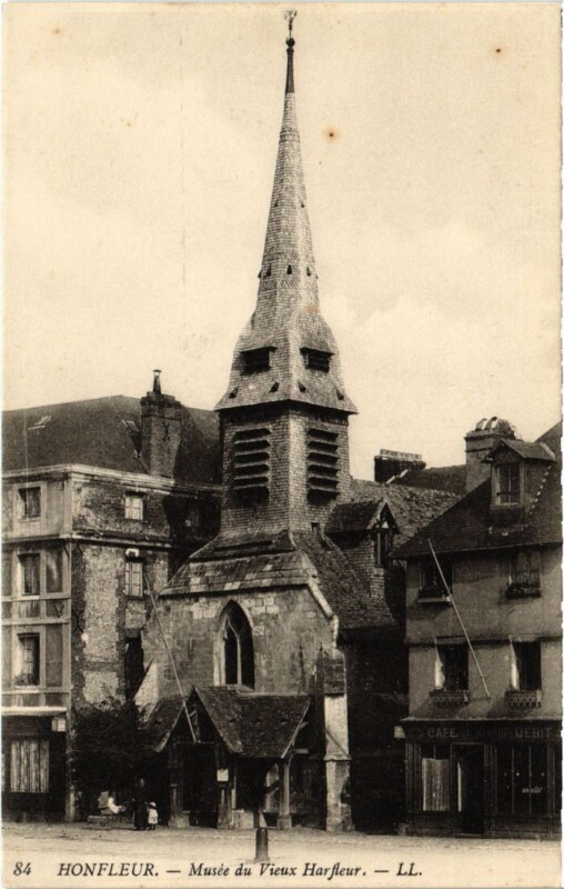 Carte postale ancienne Honfleur Musee du Vieux Harfleur France à Honfleur
