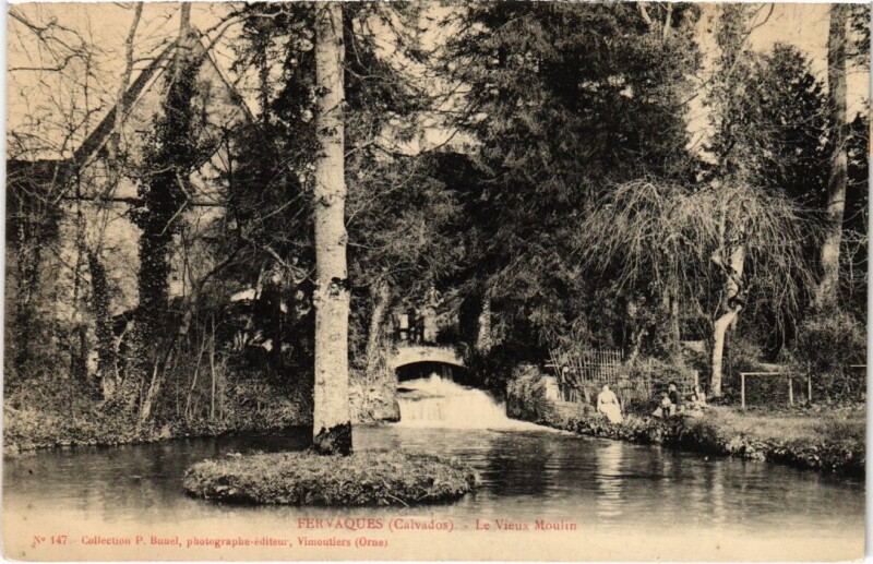 Carte postale ancienne Fervaques Le Vieux Moulin France à Vieux
