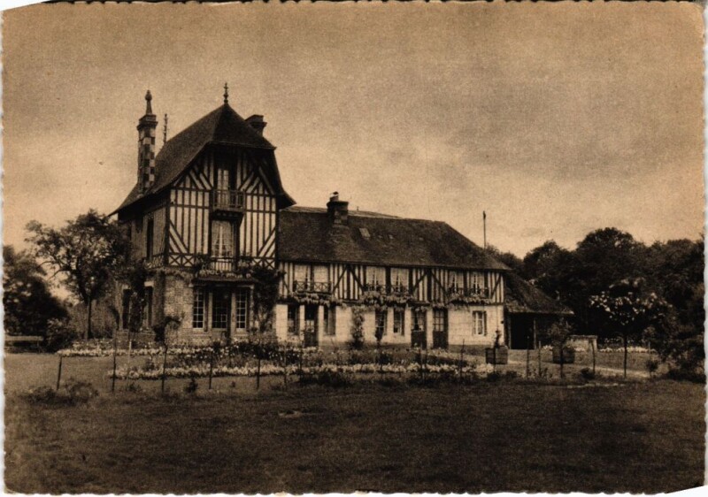 Carte postale ancienne Ferme du Gros Chene Friadel par Orbec France à Orbec