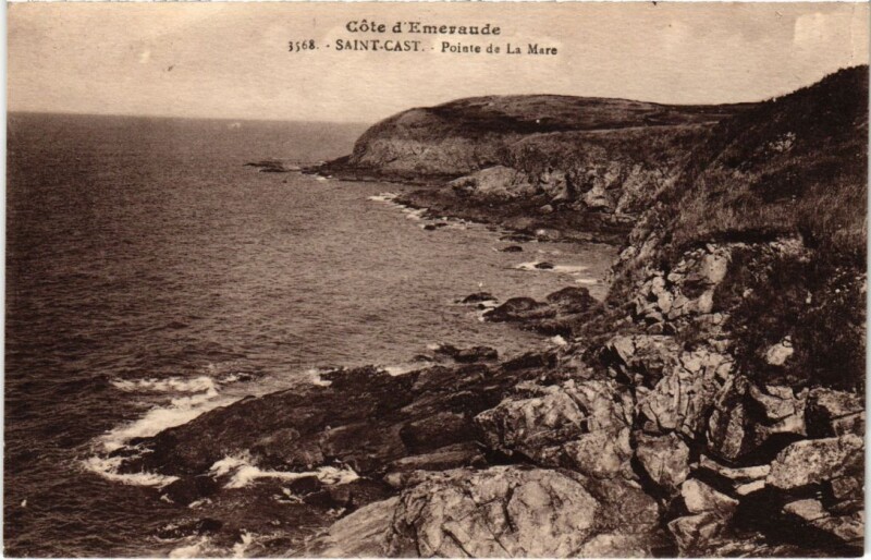 Carte postale ancienne Saint-Cast Pointe de La Mare