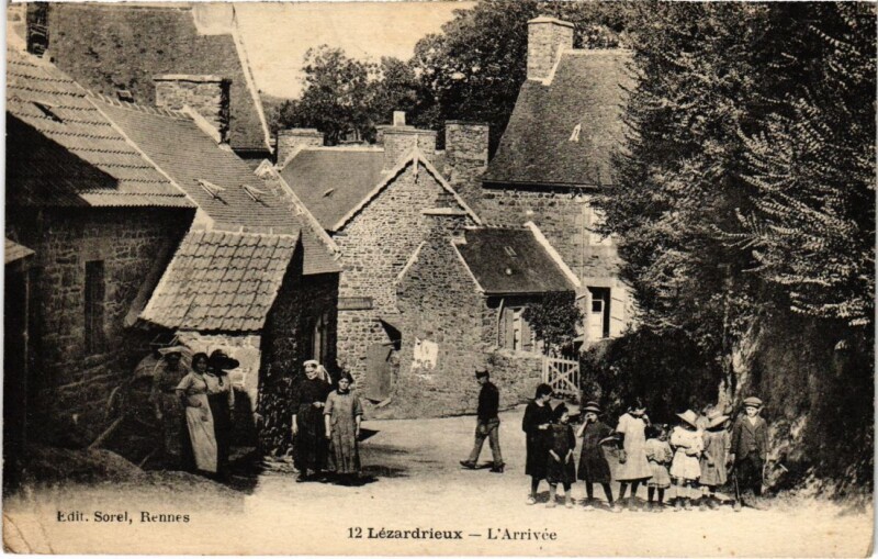 Carte postale ancienne Lezardrieux L'Arrivee