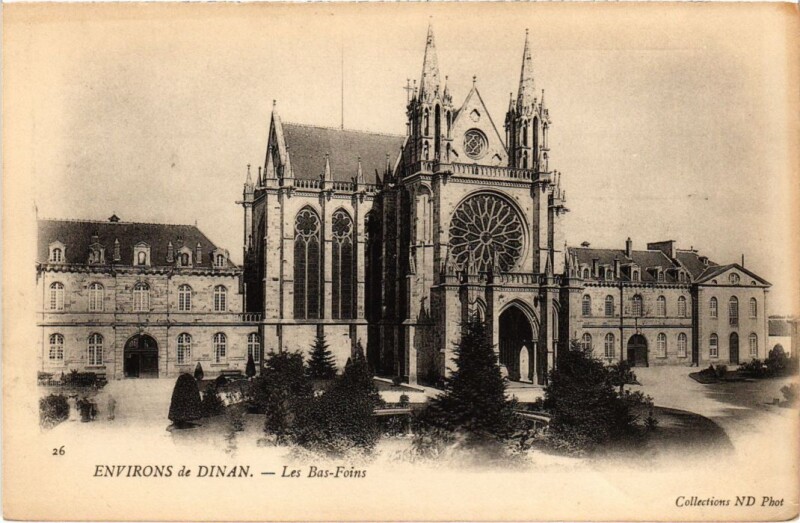 Carte postale ancienne Environs de Dinan Les Bas-Foins à Dinan