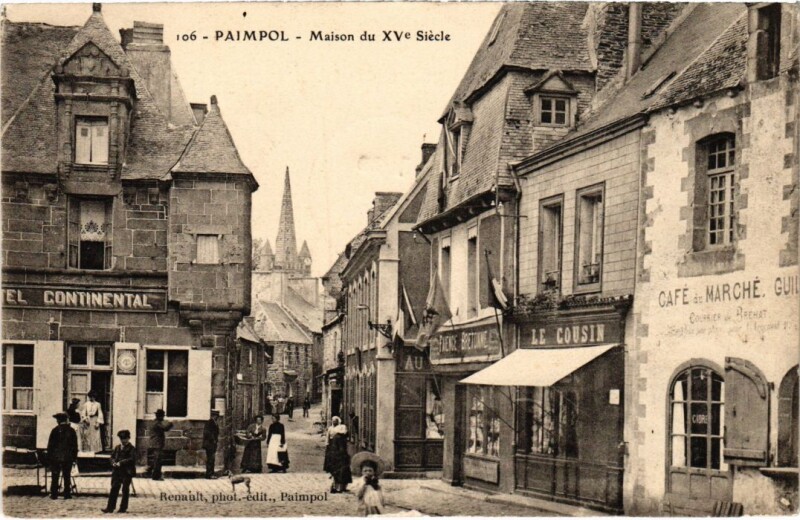 Carte postale ancienne Paimpol Maison du Xv. Siecle à Paimpol