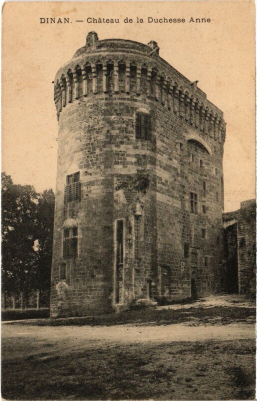 Carte postale ancienne Dinan Chateau de la Duchesse Anne à Dinan