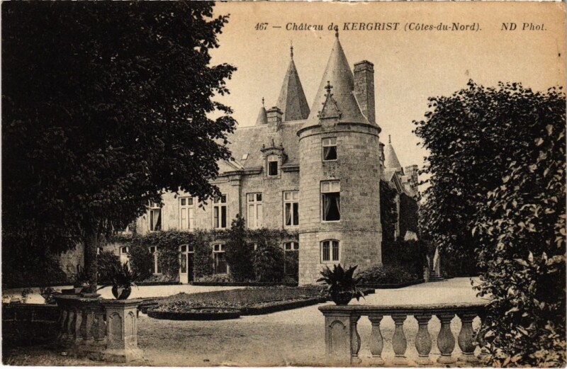 Carte postale ancienne Chateau de Kergrist