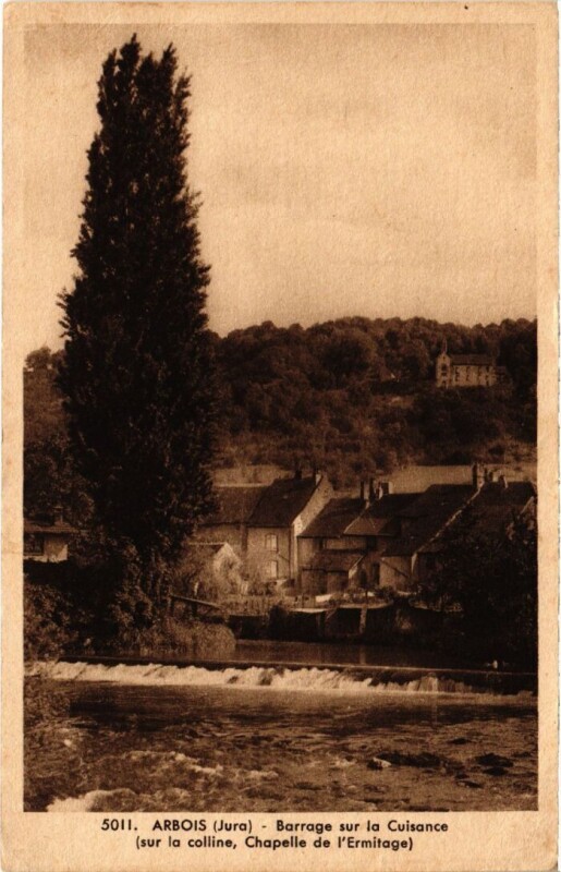 Carte postale ancienne Arbois Chapelle de l'Ermitage à Arbois