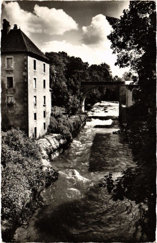 Carte postale ancienne Champagnole Les bords de l'Ain à Champagnole