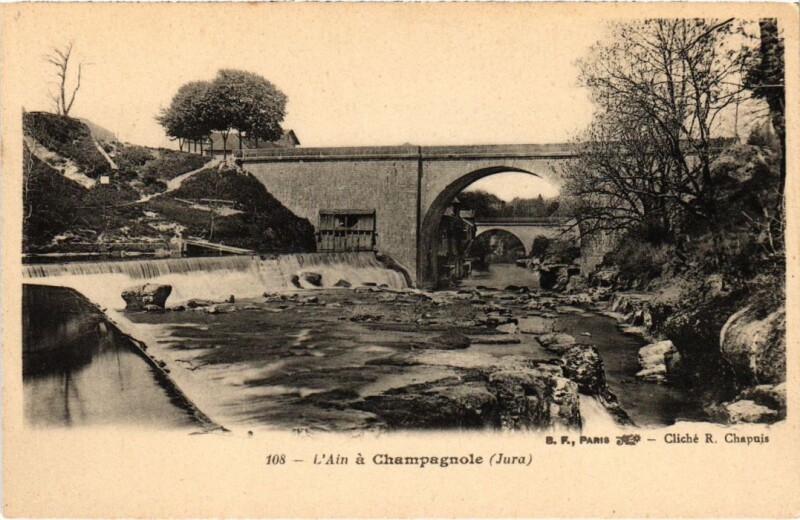 Carte postale ancienne Champagnole L'Ain à Champagnole