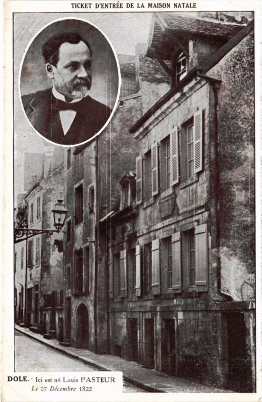 Carte postale ancienne Dole souvenir